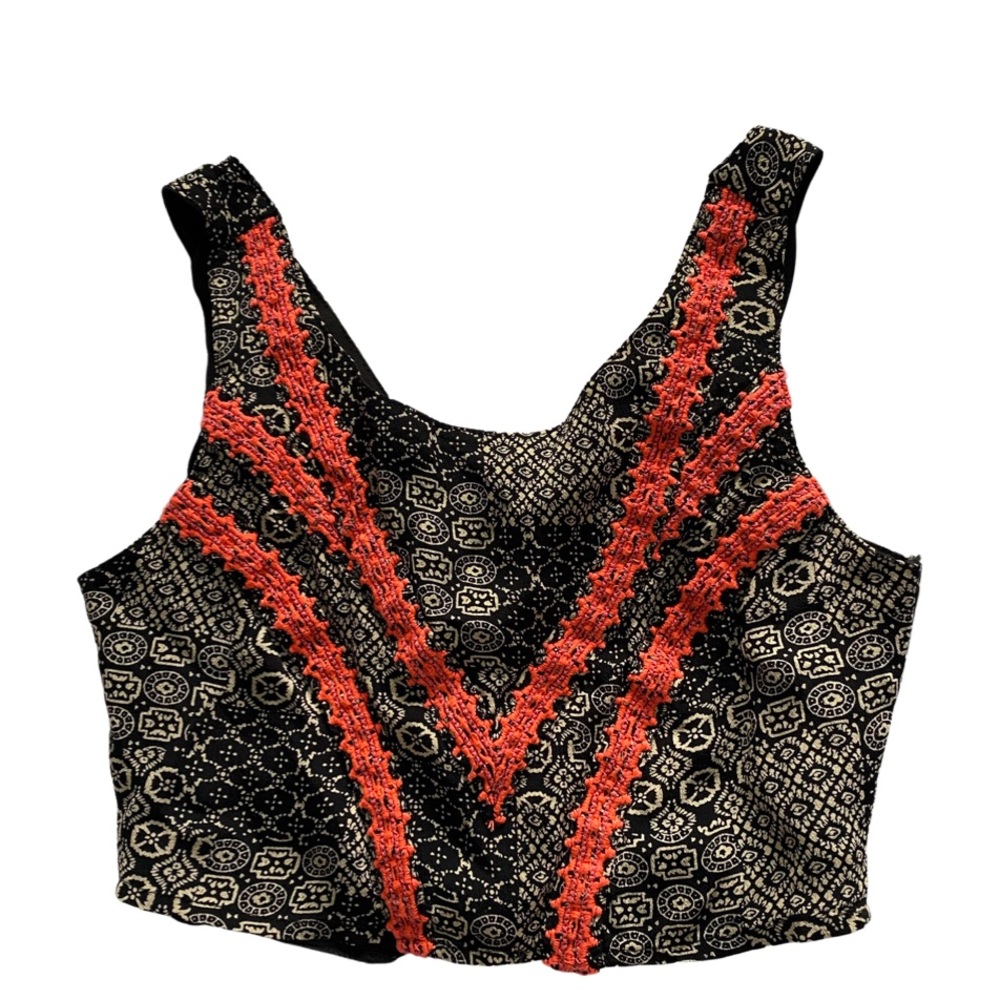 Patterned Crop top